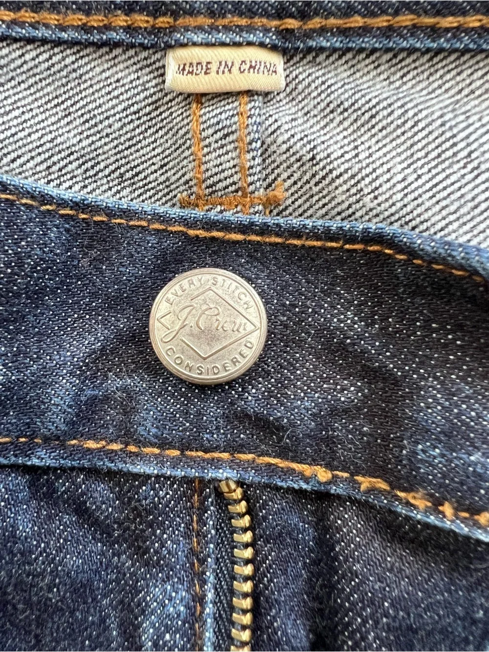 J. Crew Slim Straight Jeans in Dark Indigo